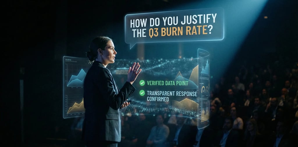 Visualizing the art of auditing investor questions.