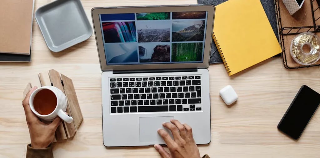 Portfólio de designs criados no Canva para ganhar dinheiro