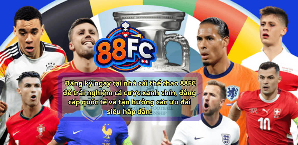 Thể Thao Nhà Cái 88FC – Cá Cược Bóng Đá, Đua Ngựa, Đá Gà, Kèo 88FC Hấp Dẫn