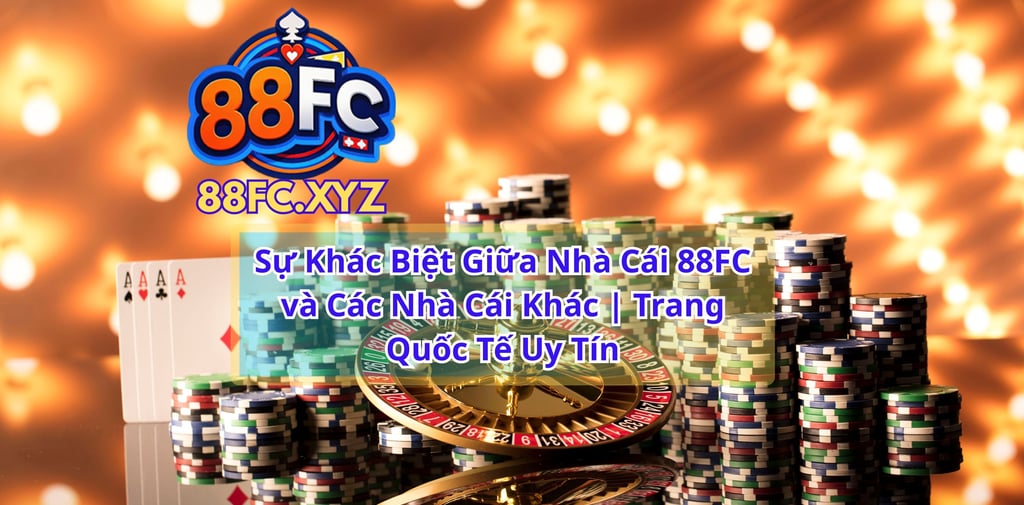Sự Khác Biệt Giữa Nhà Cái 88FC và Các Nhà Cái Khác | Trang Quốc Tế Uy Tín
