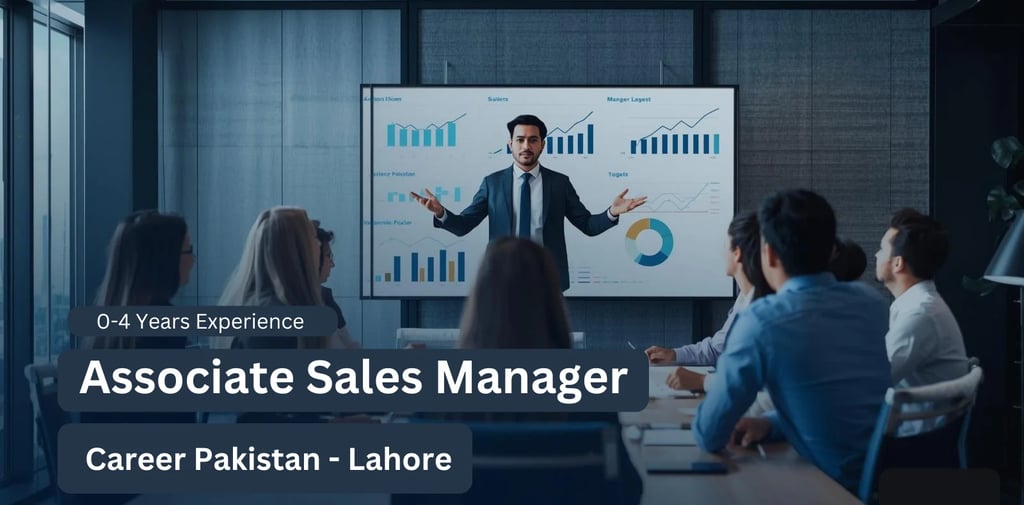 Career Pakistan Associate Sales Manager Job Career-Pakistan Lahore