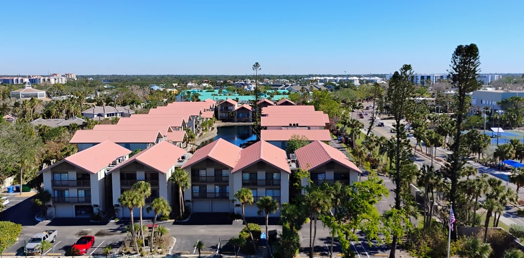 view of our house at the beach lake house rentals units