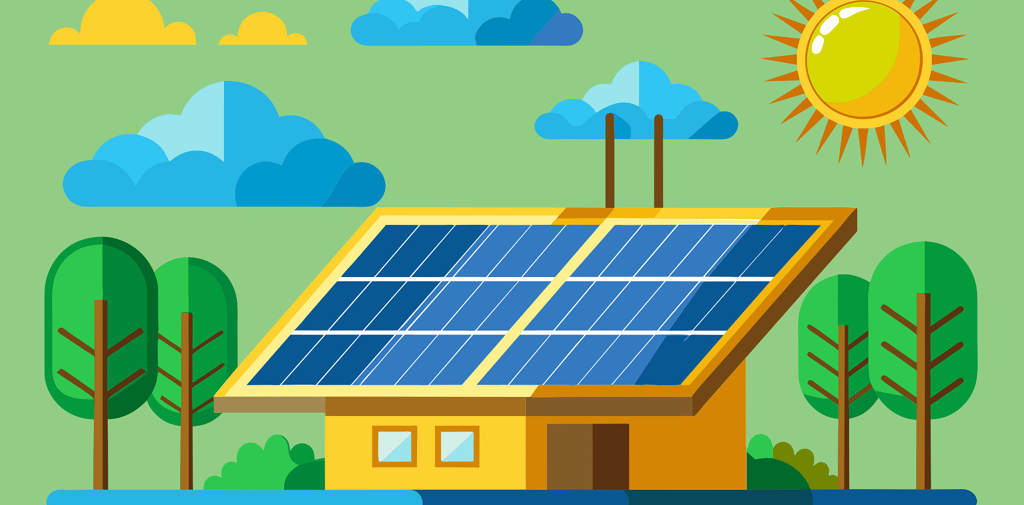 Solar Panels On House