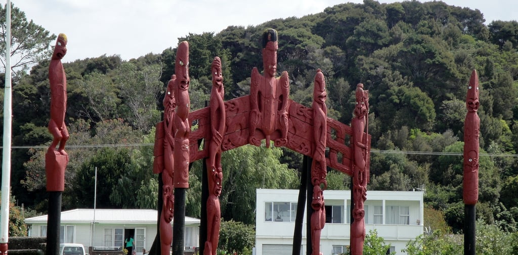 vista do waitangi grounds no  Bay of Islands