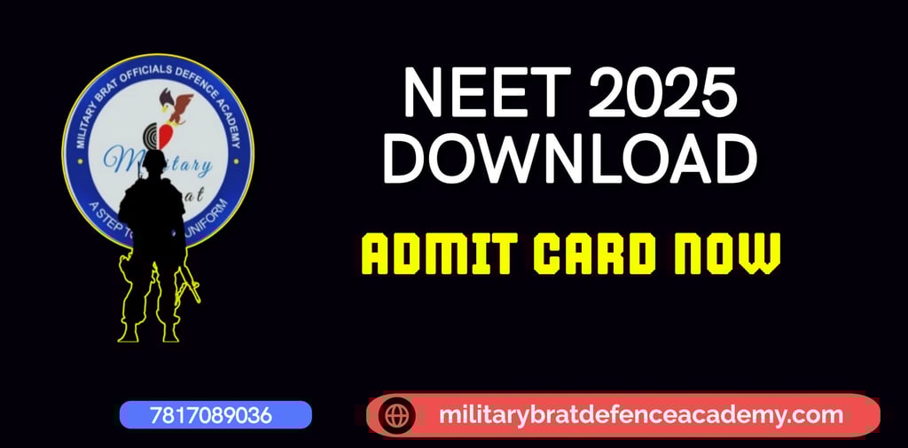 Download Neet admit card