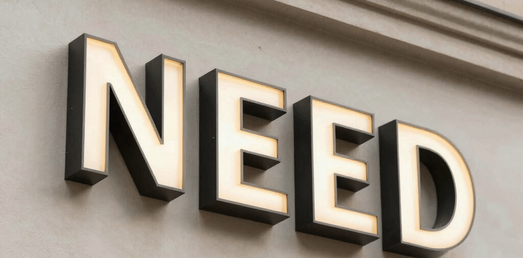 Letras 3D en CDMX, anuncios luminosos, logotipos en relieve, aluminio color oro, fachadas comerciale