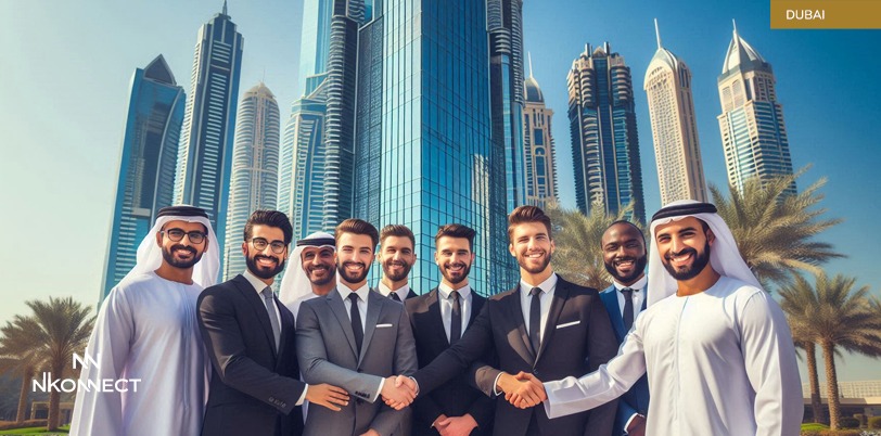Business Men in Dubai Image