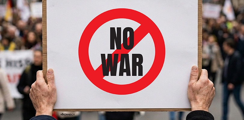 no war plackard