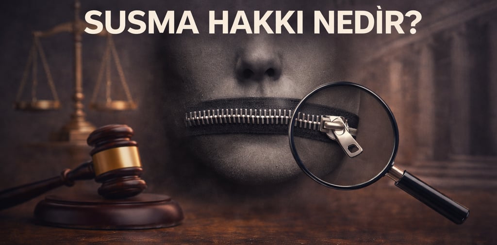 Soruşturma aşamasında susma hakkı nedir – şüpheli ve sanığın sessiz kalma hakkı