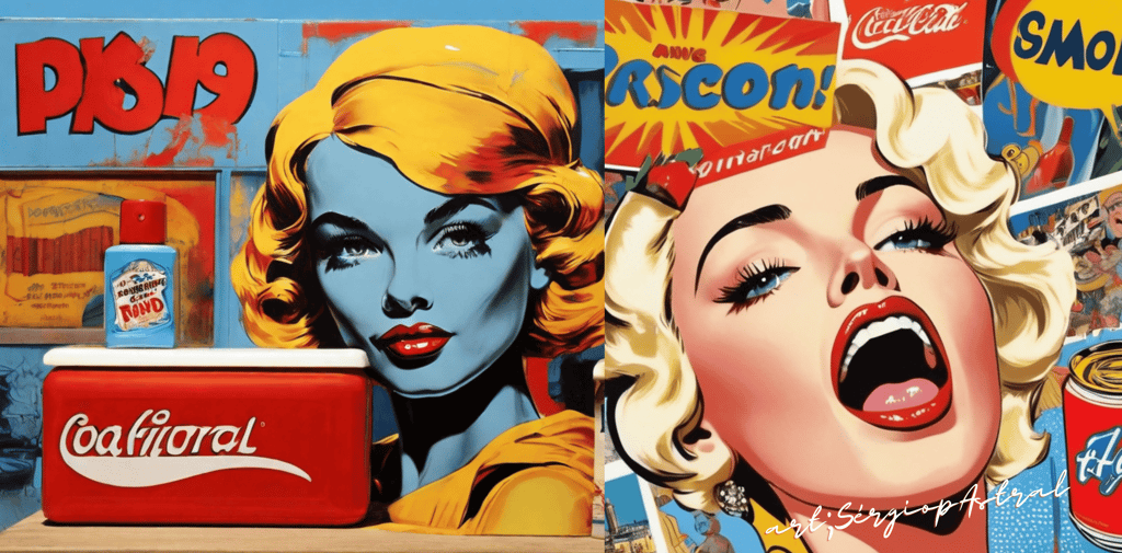 Andy Warhol: Retrato visual da fusão entre arte e publicidade.