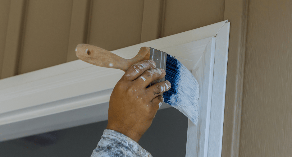 handyman painting trim