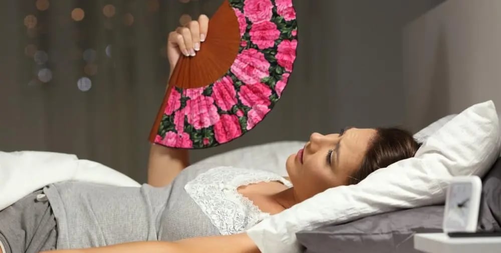 Image showing Menopause Night Sweats: Causes and Remedies concept