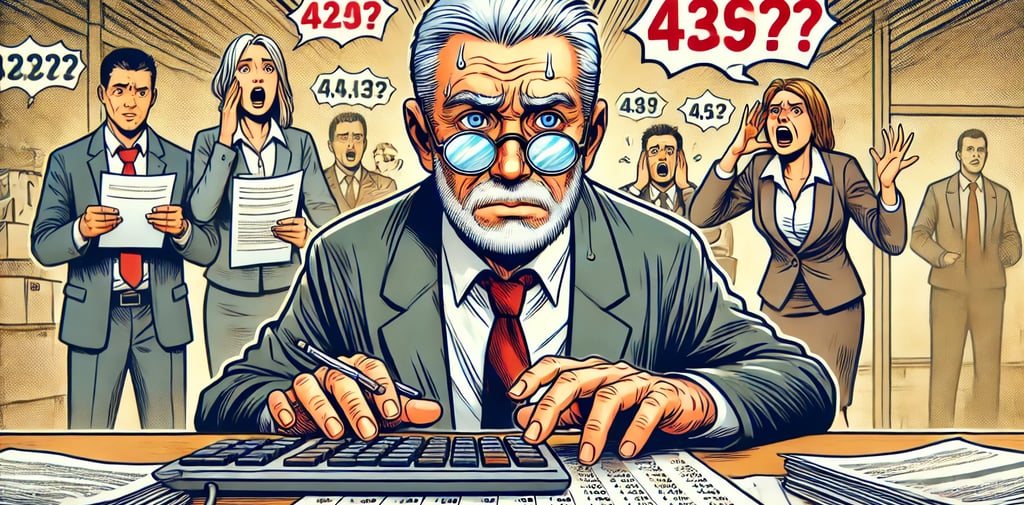 accountant under pressure