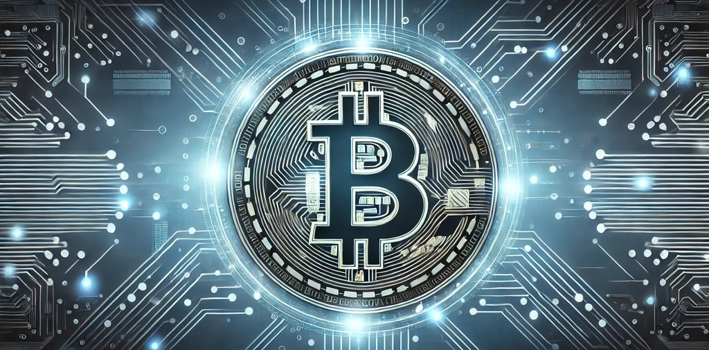 shiny bitcoin