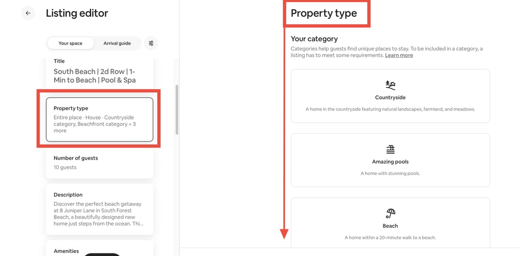 Mastering Airbnb Categories - How to Find What Category Your Listing In Airbnb Profile 2
