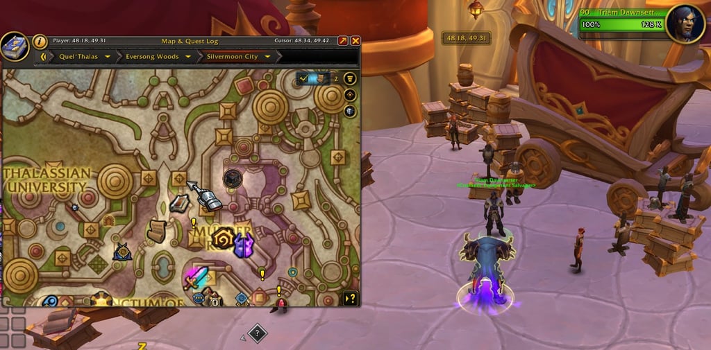 Triam Dawnsetter, Silvermoon, Patch 12.0.5, Patch 12.0.5 Midnight,Void Assaults, The Voidforge, Nebulous Voidcores