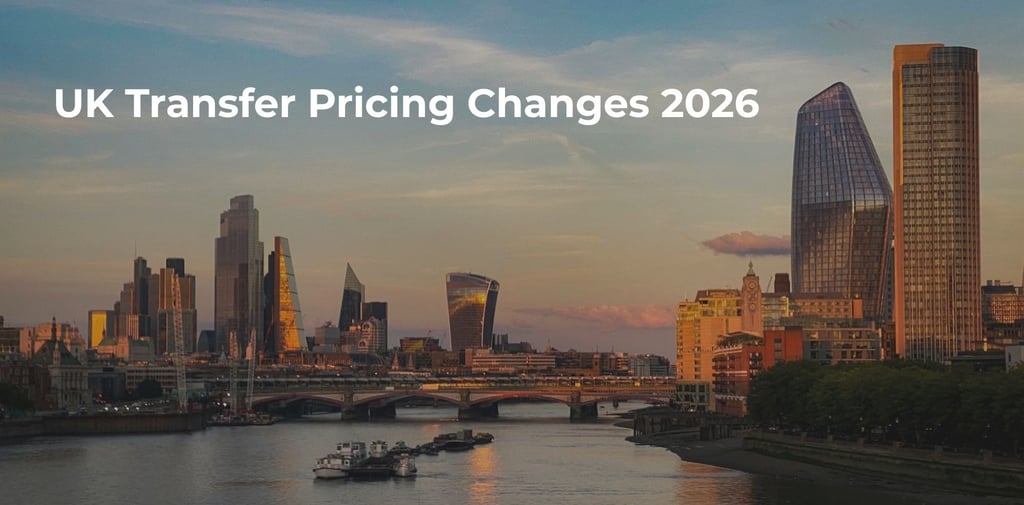 UK transfer pricing changes 2026
