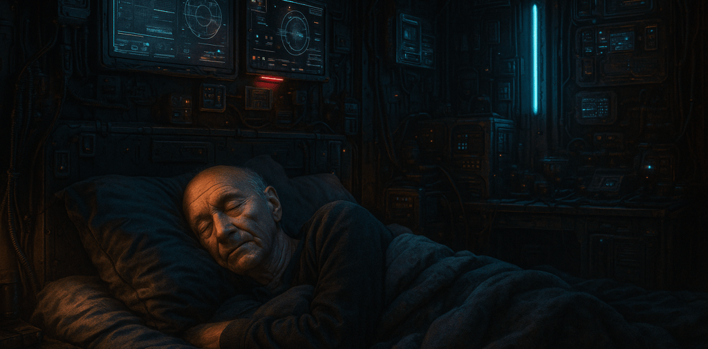 Hombre durmiendo 70 años