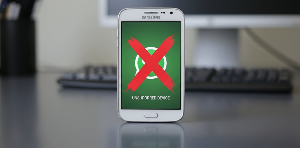 WhatsApp Android incompatível