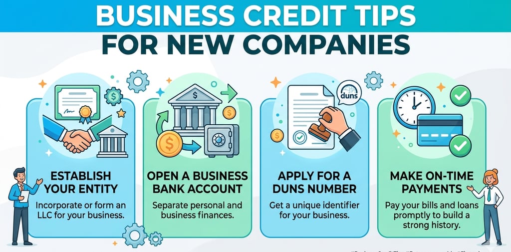 Business Credit Tips for New Companies