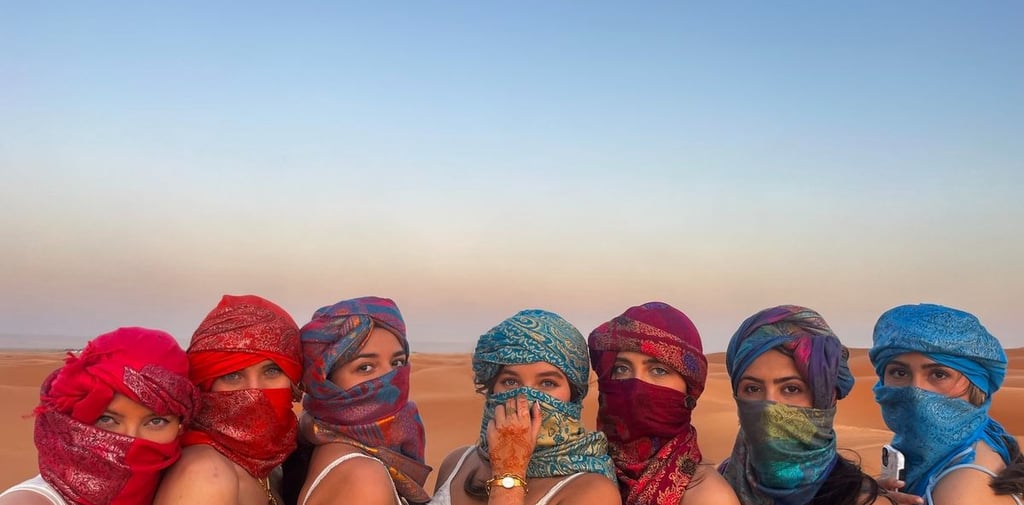 brasileiras no deserto do marrocos