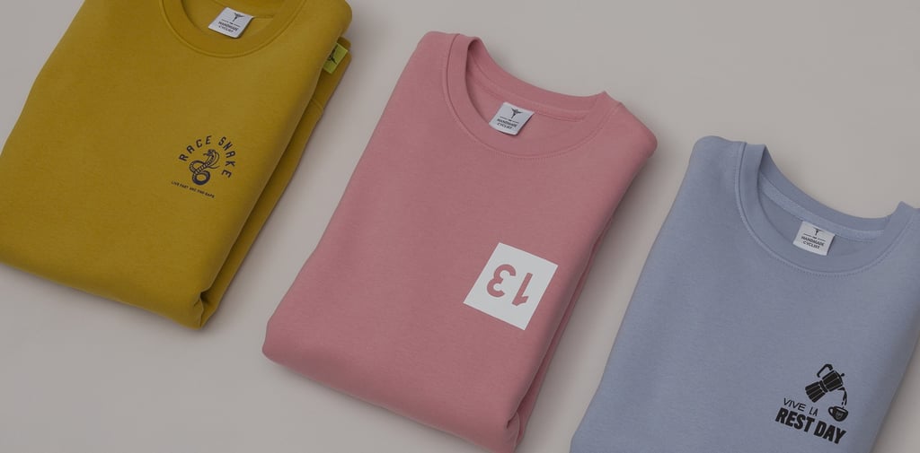 The Handmade Cyclist Jerseys Flatlay