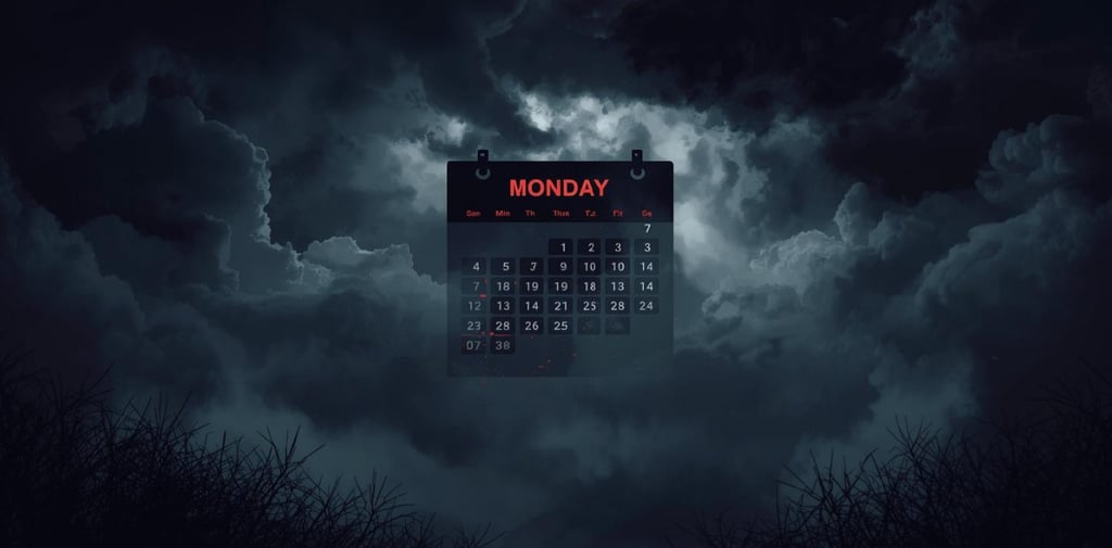 dreadful monday due to anticipatory work stress