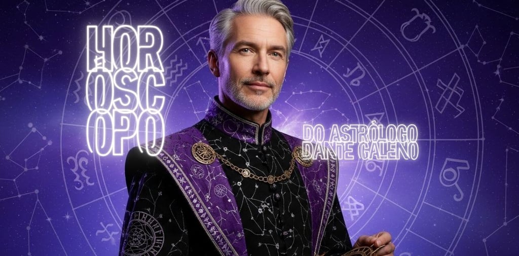 horóscopo do dia com o astrólogo dante galeno