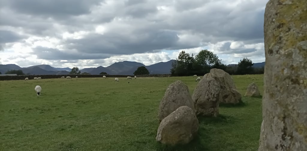 Castlerigg Stone Circle, The English Lake District.
