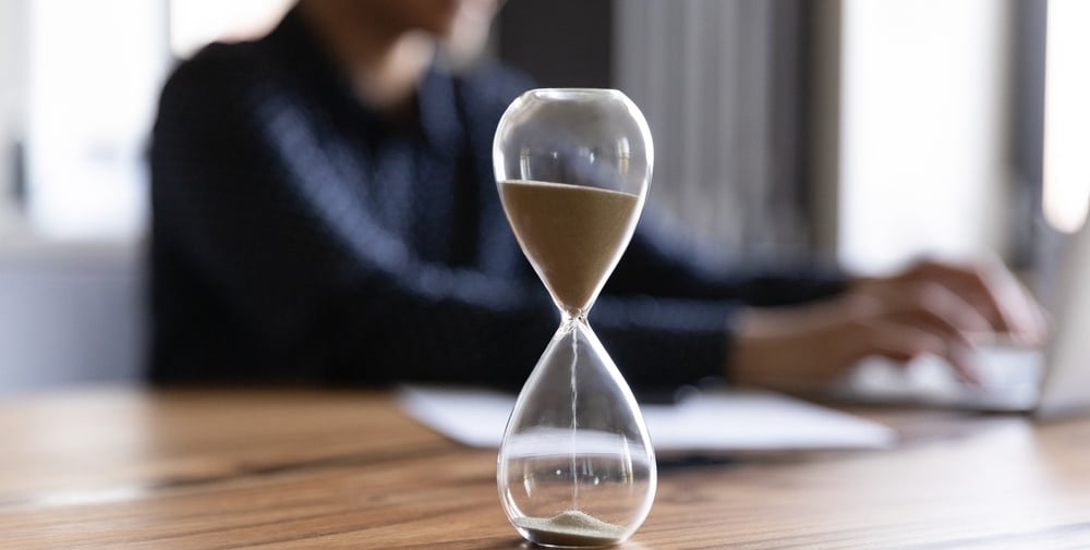 Person improving time management