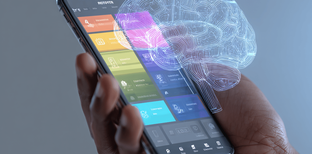 Smartphone showing neuroscience-powered ADHD time management app.
