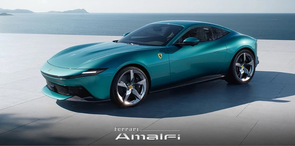 Ferrari rendering of new Ferrari Amalfi