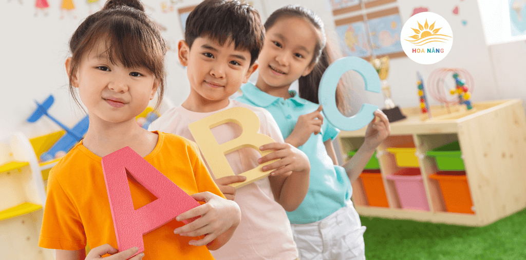 Lớp học can thiệp sớm trẻ chậm nói tại trung tâm Hoa Nắng An Đồng - An Dương - Hải Phòng