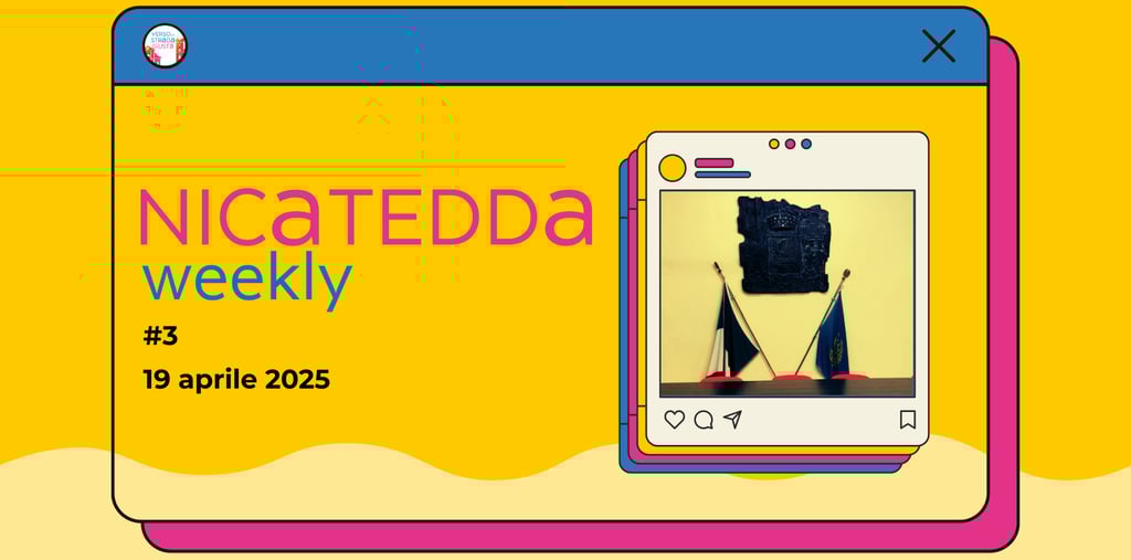 copertina newsletter settimanale di alex borsci consigliere comunale a monteparano nicatedda weekly