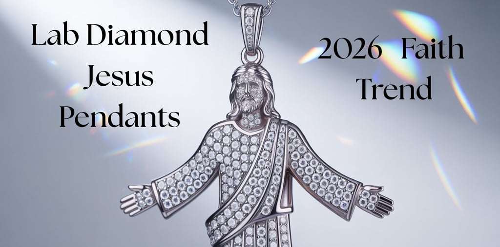 Lab Diamond Jesus Pendants: 2026 Faith Trend