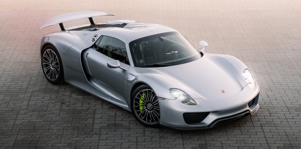 porsche 918 spyder voiture hypercar