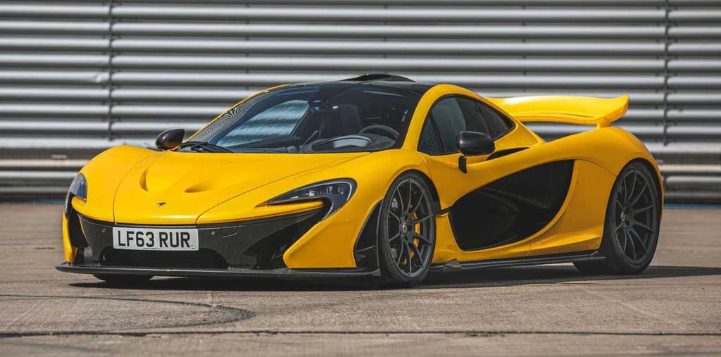 mclaren p1 voiture hypercar