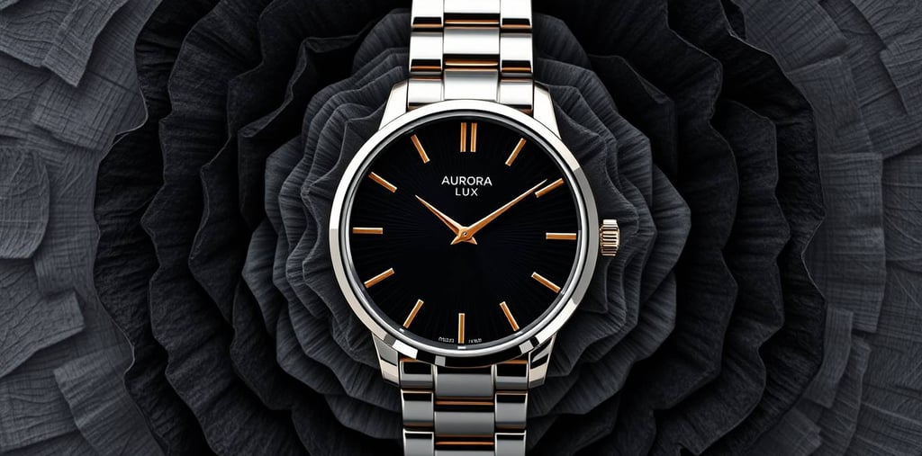 Jam tangan monokrom
