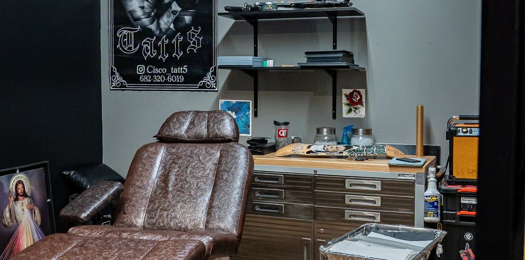 Professional tattoo and piercing studio near Haltom City TX