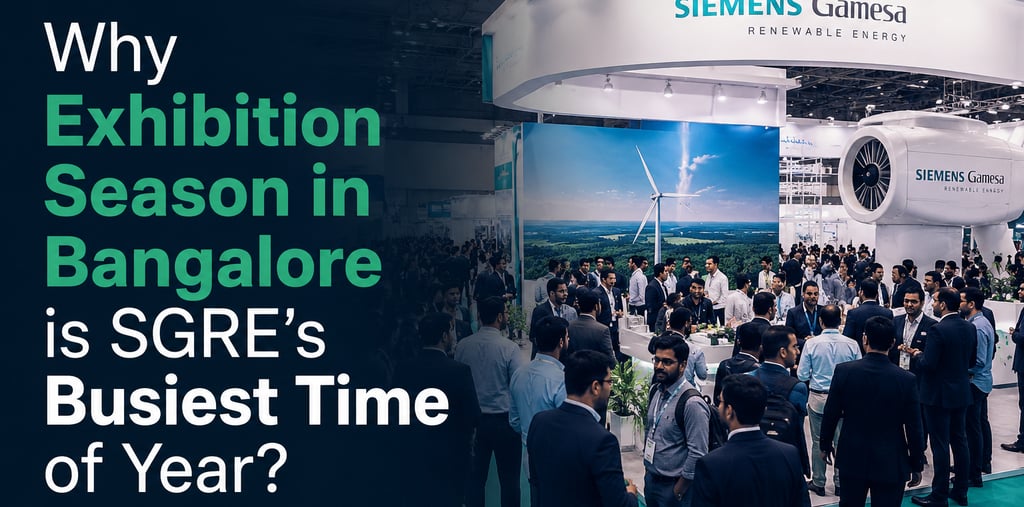 Why Exhibition Season in Bangalore is SGRE's Busiest Time of Year? Exhibition printing Bangalore