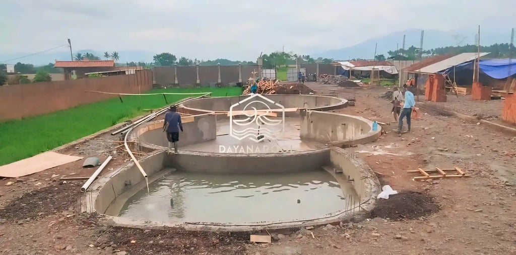 Pembangunan kolam renang air hangat, spesialis DayanaPool.