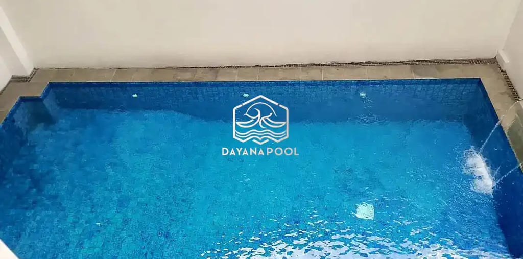 Kolam renang dengan desain minimalis dan fungsuonal di Tasikmalaya buatan dayanapool