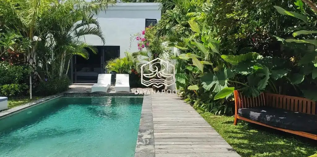 Kolam renang desain mewah dan elegan buatan dayanapool Cimahi