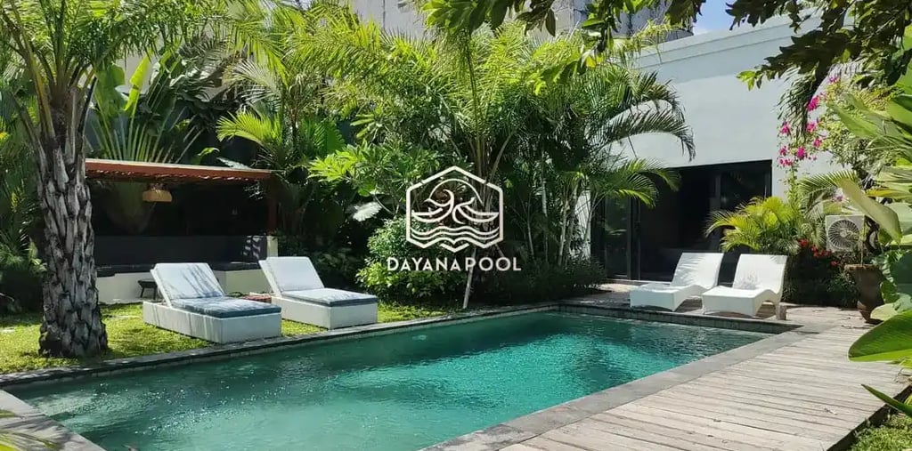 Kolam renang dengan desain minimalis dan fungsuonal di Tangerang buatan dayanapool