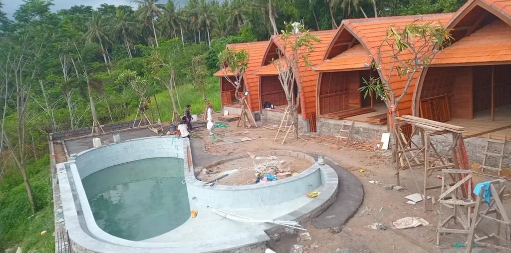 pembuatan kolam renang di pangandaran oleh dayanapool