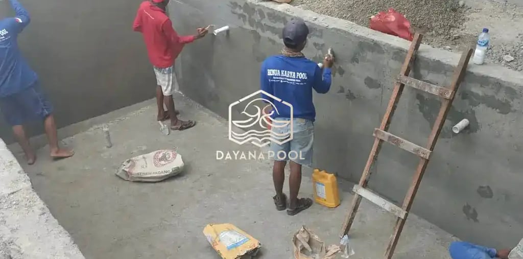 Pembangunan kolam renang air hangat, spesialis DayanaPool.