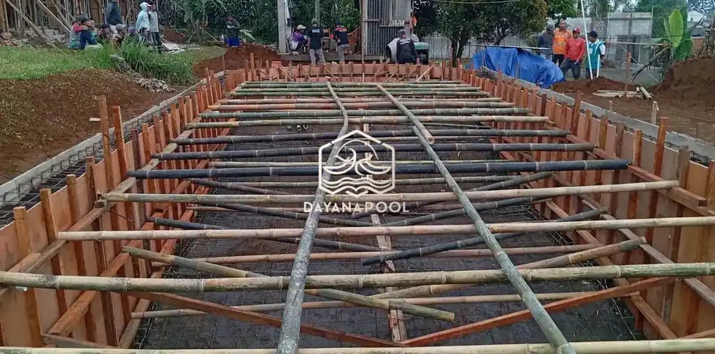 Pembuatan kolam renang oleh dayanapool di tasikmalaya