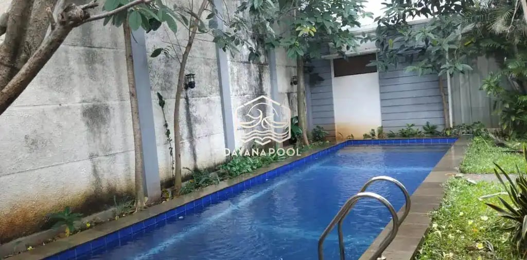 Kolam Renang dengan siste overflow buatan dayanapool