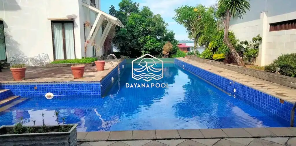 desain kolam renang minimalis di Bandung