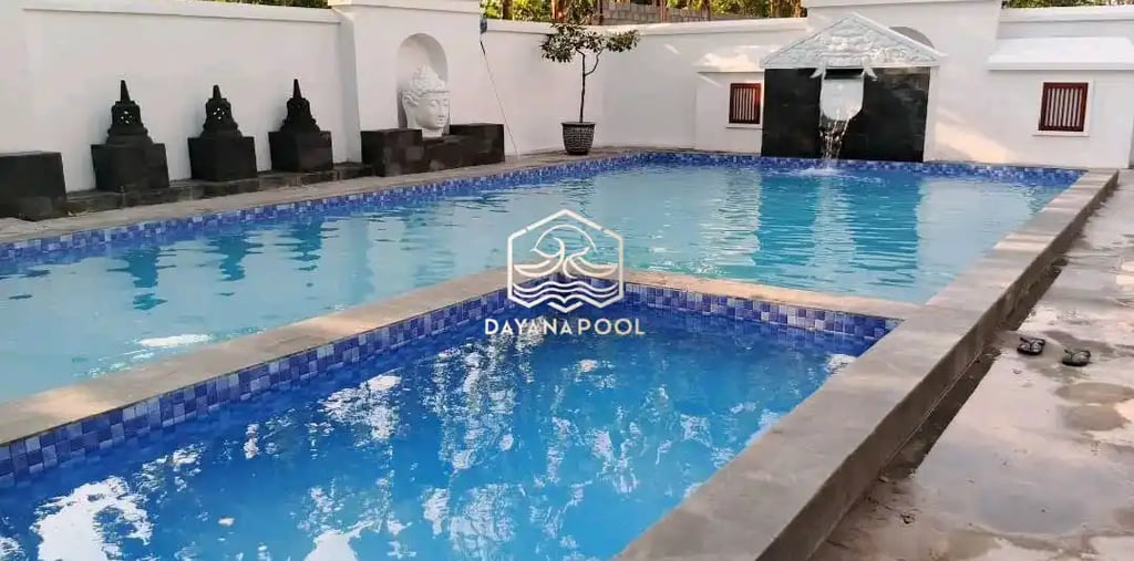 Kolam Renang Skimmer yang indah dan mewah dari dayanapool